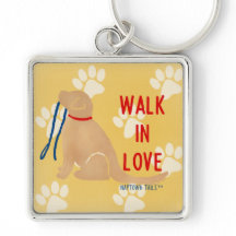 Spaziergang in der Liebe Golden Retriever Dog Gelb