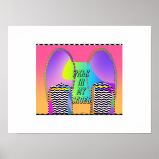 Spaziergang in meinen Schuhen Poster