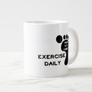 Spaziergang mit Christus Jumbo-Tasse