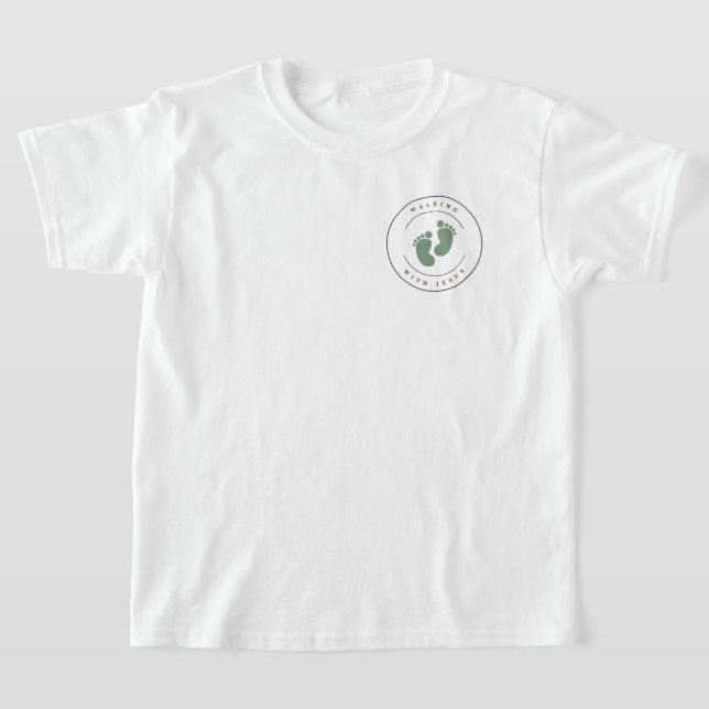 Spaziergang mit Jesus Kinder T - Shirt (Ablage )