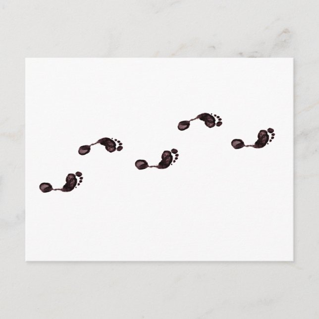 Spaziergang Postkarte (Vorderseite)