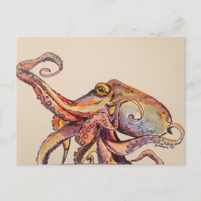 Spaziergang Postkarte (Vorderseite)