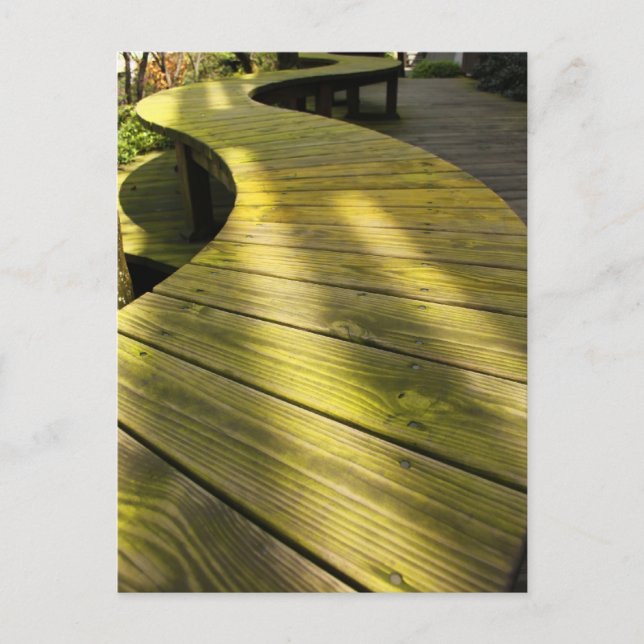 Spaziergang Postkarte (Vorderseite)