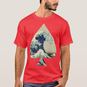 Spaziergang und die Große Welle vor Kanagawa 1 T-Shirt