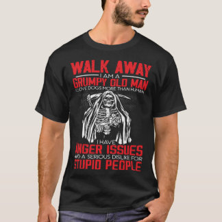 Spaziergang weg Ich bin ein gruseliger alter Mann T-Shirt