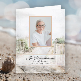 Spaziergang zum Beerdigungsdenkmal-Beileid Dankeskarte