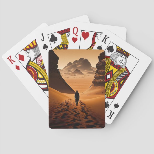 Spaziergänge an der Düne Spielkarten (Rückseite)