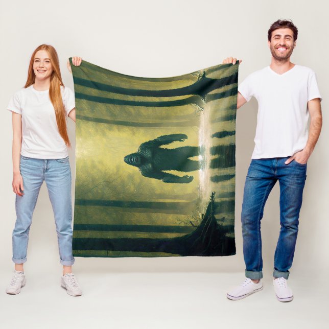 Spaziergänge durch Louisiana Sümpfe Wasser Fleecedecke (Beispiel)