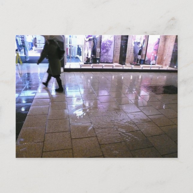 Spaziergänge durch Puddles Postkarte (Vorderseite)