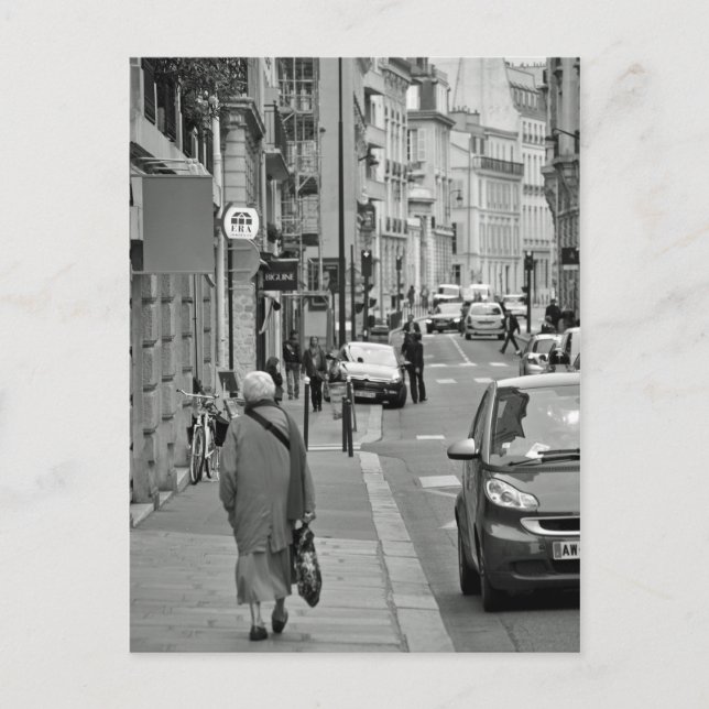 Spaziergänge in Paris Postkarte (Vorderseite)