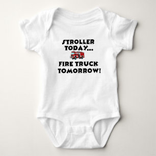 Spaziergängerheute… Firetruck morgen! Baby Strampler