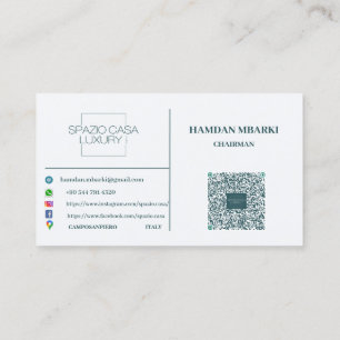 SPAZIO CASA LUXURY Business Card Visitenkarte