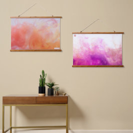 SPAZIO CASA WALL TAPESTRY WANDTEPPICH MIT HOLZRAHMEN