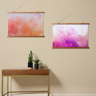 SPAZIO CASA WALL TAPESTRY WANDTEPPICH MIT HOLZRAHMEN