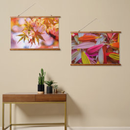 SPAZIO CASA WALL TAPESTRY WANDTEPPICH MIT HOLZRAHMEN