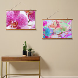 SPAZIO CASA WALL TAPESTRY WANDTEPPICH MIT HOLZRAHMEN