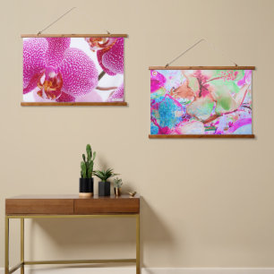 SPAZIO CASA WALL TAPESTRY WANDTEPPICH MIT HOLZRAHMEN