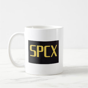 SPCX SpaceX Börsengang Investor Design Weltrauma Kaffeetasse