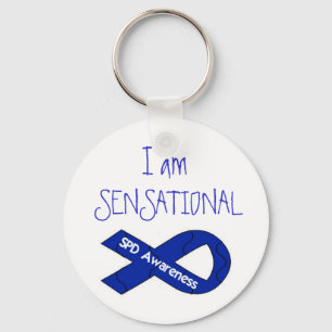 SPD Awareness I Am Sensational Keychain Schlüsselanhänger