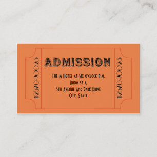 Speakeasy Theme Party Tickets für die 20er Jahre
