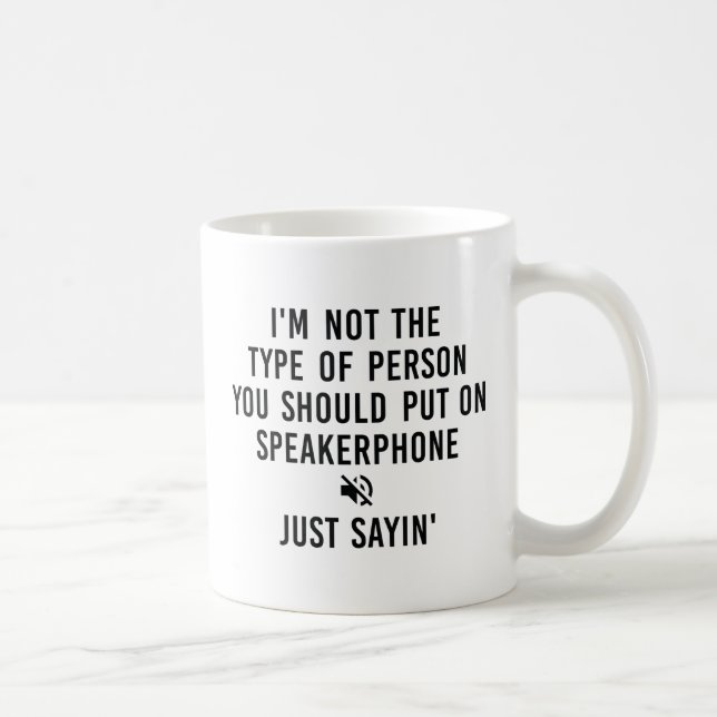 Speakerfon Kaffeetasse (Rechts)