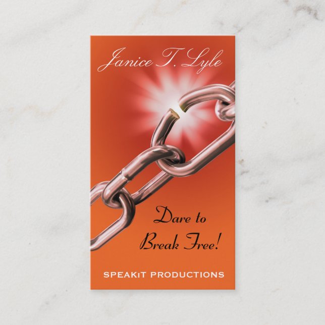 SPEAKiT PRODUKTIONEN Visitenkarte (Vorderseite)