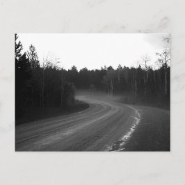 Spearfish Canyon Hail Fog Après Storm Carte Postal