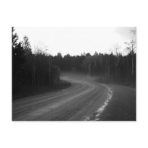 Spearfish Canyon Hail Fog Nach Sturm Postkarte