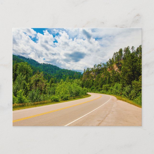 Spearfish Canyon Landschaftlich Byway, South Dakot Postkarte (Vorderseite)