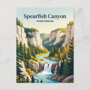 Spearfish Canyon South Dakota Postkarte