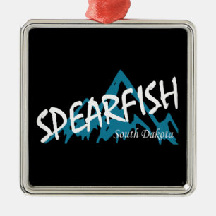 Spearfish South Dakota Berg Ornament Aus Metall