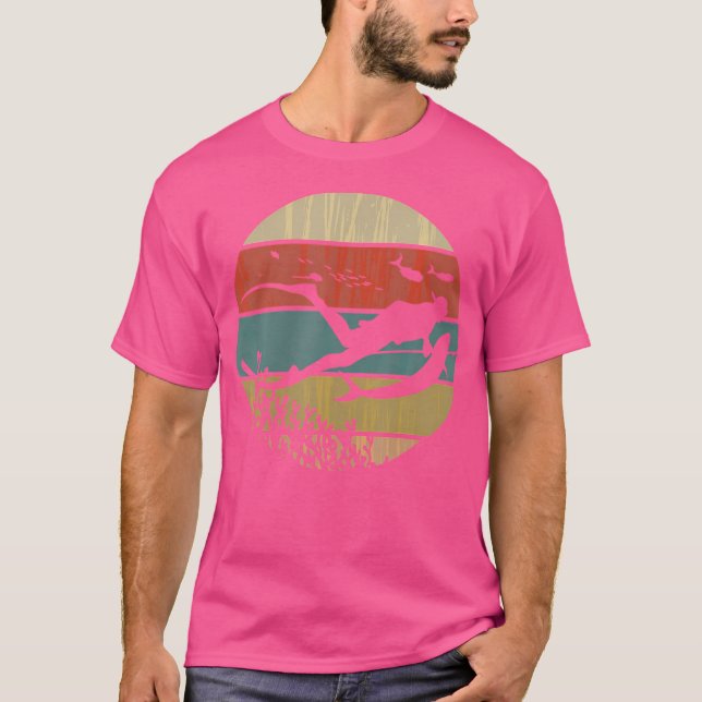 Spearfish Spearfisher Fischen Taucher Taucher Tauc T-Shirt (Vorderseite)