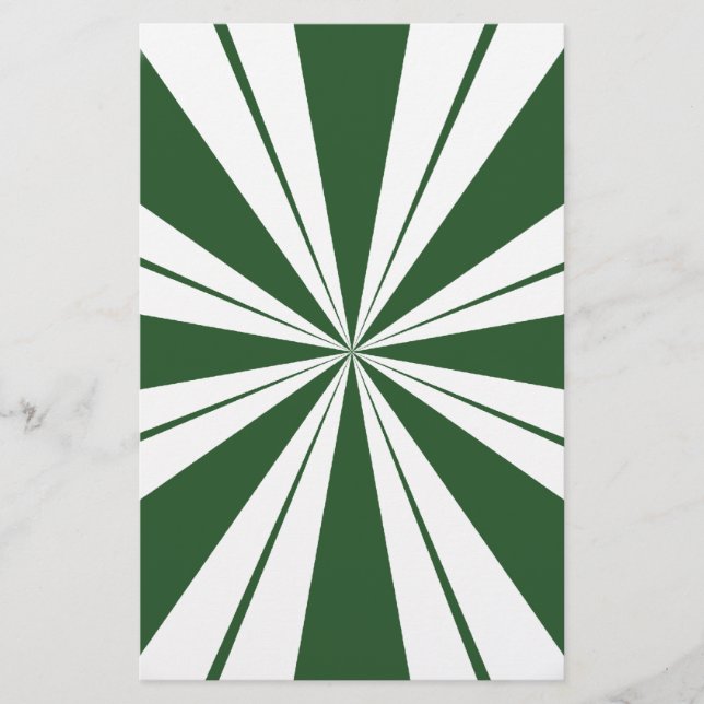 Spearmint Stripe Candy Briefpapier (Vorderseite)