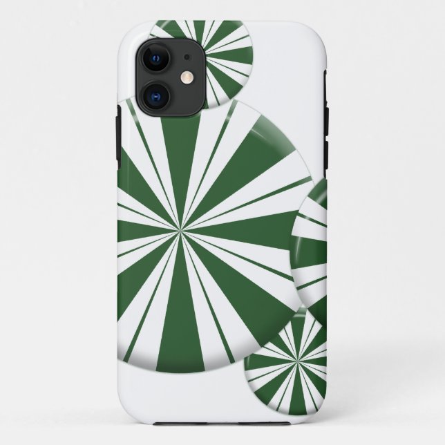 Spearmint Stripe Candy Case-Mate iPhone Hülle (Rückseite)
