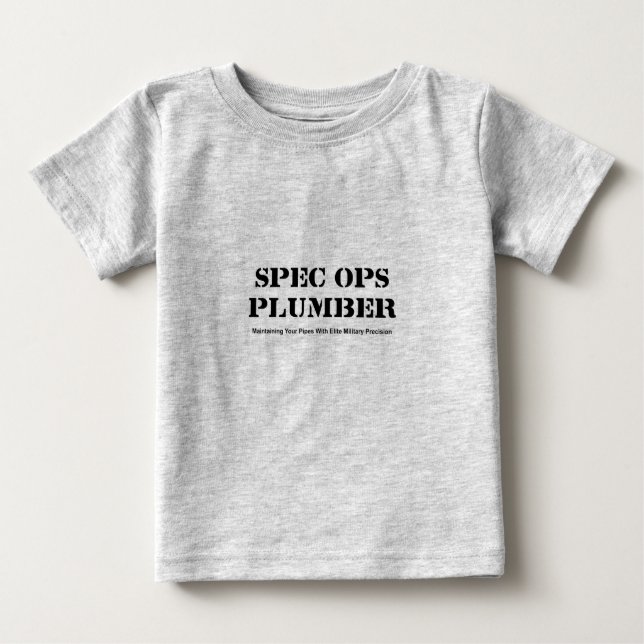 Spec Ops Plumber Baby T-shirt (Vorderseite)