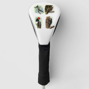 Specht-Fahrer-Abdeckung, weiß Golf Headcover