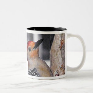 Specht-Porträt Zweifarbige Tasse