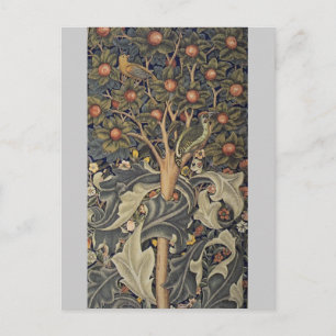 Specht-Tapisserie Postkarte