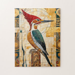 Specht-Totem – Art Deco Rhythmus