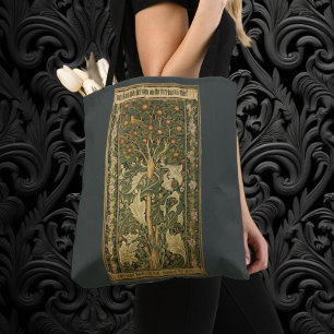 Specht von William Morris, Vintage Textilkunst Tasche