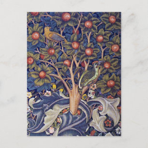 Specht, William Morris Postkarte