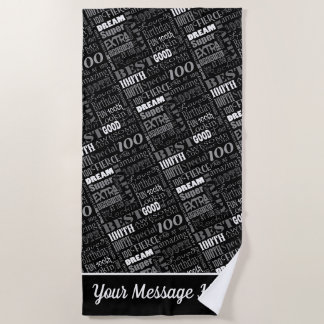 Special 100th Birthday Party Personalized Ohrts Strandtuch