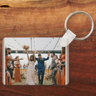 Special Add Foto Monogram Schlüsselanhänger