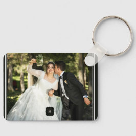 Special Add Foto Monogram Schlüsselanhänger
