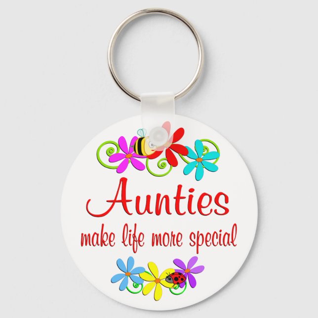 Special Auntie Schlüsselanhänger (Vorderseite)