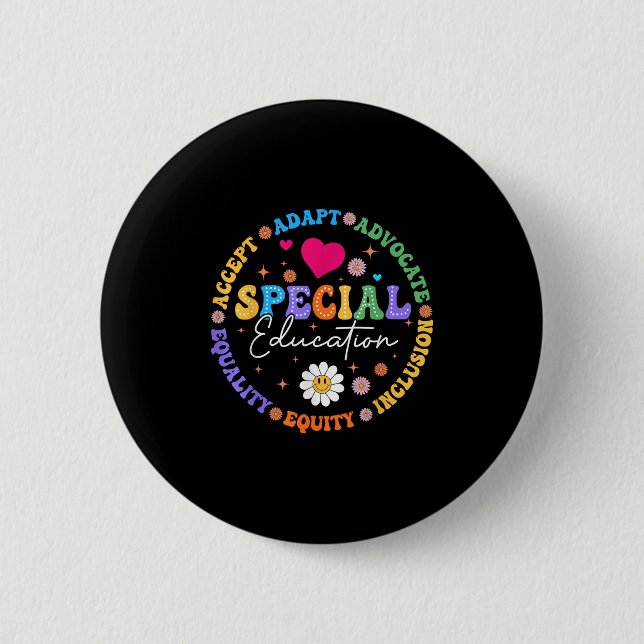 Special Bildung Squad Dream Team Sped Teacher Ap Button (Vorderseite)