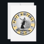 special birthday  einladung<br><div class="desc">Celebrate a special birthday with this cute Happy Birthday Riham sticker. This stylish birthday design is perfect for decorating gifts, party favors, invitations, or envelopes during birthday celebrations. A simple and elegant sticker that adds a personal touch to any birthday party and makes the celebration even more memorable. Perfect for...</div>
