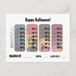 Special Bunco Post Card Einladungen
