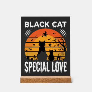 Spécial Chat Noir Halloween Amour Design Gothique