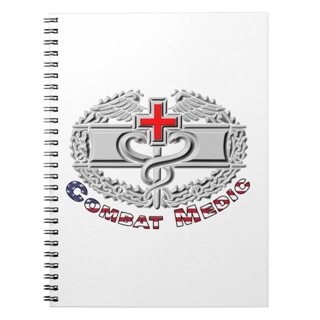 Special Combat Medic Badge Design Notizblock (Vorderseite)